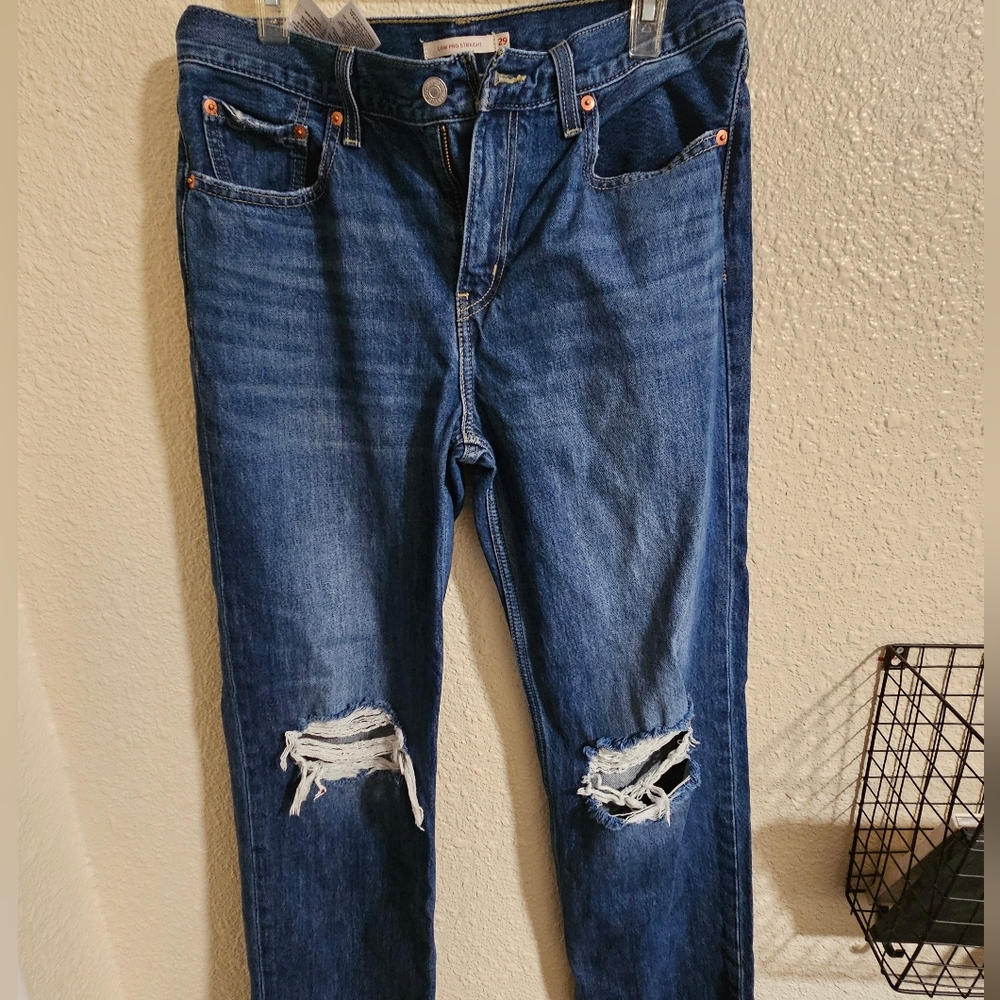 Levi's Women's Blue Straight Leg Jeans